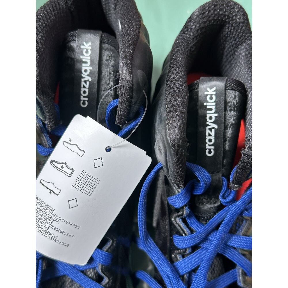 Adidas Crazyquick Football Cleats Mid Men’s 11.5 Black Blue G98779 - Picture 4 of 8